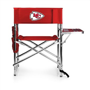 NFL Kansas City Chiefs Sports Chair with Side Table