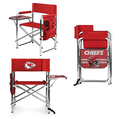 NFL Kansas City Chiefs Sports Chair with Side Table
