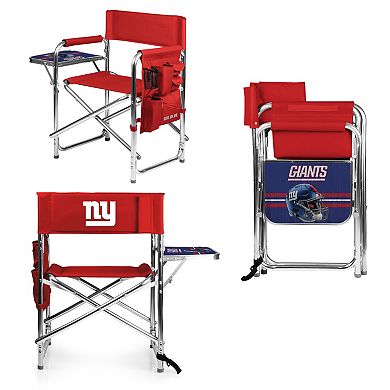 NFL New York Giants Sports Chair with Side Table