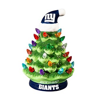 Evergreen Enterprises New York Giants 8" LED Ceramic Christmas Tree