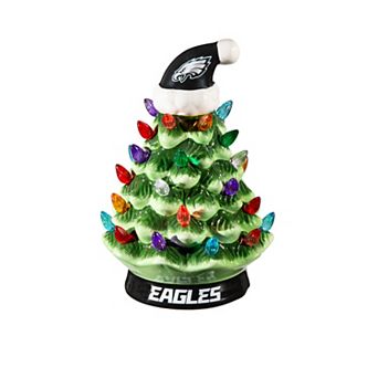 Evergreen Enterprises Philadelphia Eagles 8" LED Ceramic Christmas Tree