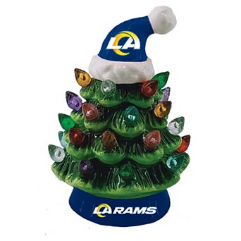 Evergreen Enterprises Los Angeles Rams 8" LED Ceramic Christmas Tree