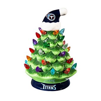 Evergreen Enterprises Tennessee Titans 8" LED Ceramic Christmas Tree