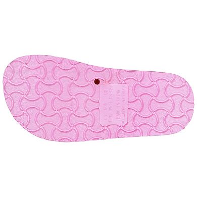 Elli by Capelli Girls' Ombre Glitter Slide Sandals
