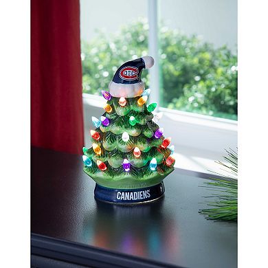 Evergreen Enterprises Montreal Canadiens 8" LED Ceramic Christmas Tree