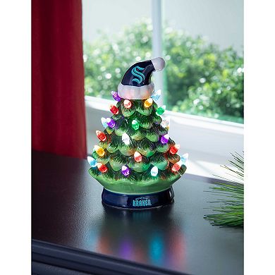 Evergreen Enterprises Seattle Kraken 8" LED Ceramic Christmas Tree