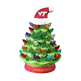 Evergreen Enterprises Virginina Tech 8" LED Ceramic Christmas Tree