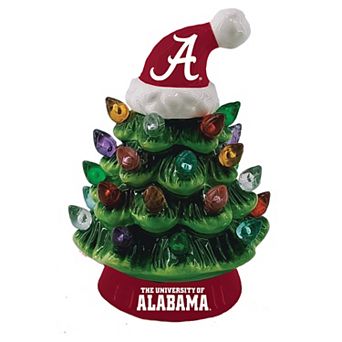 Evergreen Enterprises University of Alabama 8" LED Ceramic Christmas Tree