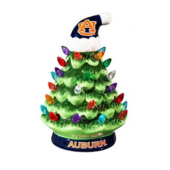 Evergreen Enterprises Auburn University 8" LED Ceramic Christmas Tree