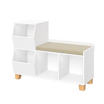 RiverRidge Kids Catch-All Multi-Cubby Storage Bench
