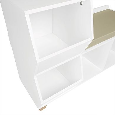 RiverRidge Kids Catch-All Multi-Cubby Storage Bench