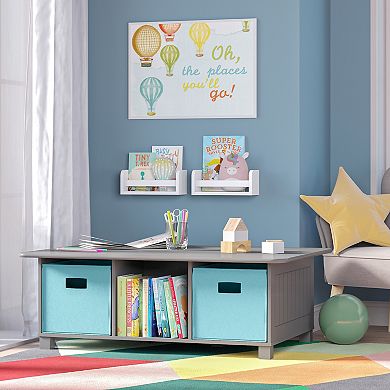 RiverRidge Kids 6-Cubby Storage Activity Table