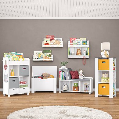 RiverRidge Kids 2-Piece Book Nook Wall Bookshelf Set