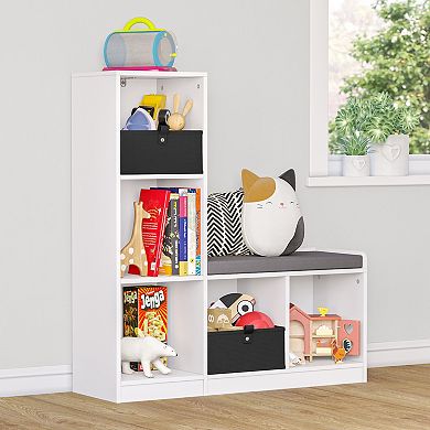 RiverRidge Kids 5-Cubby Storage Bench