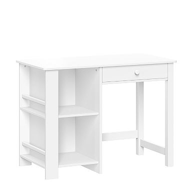 RiverRidge Kids Desk and Chair Set with 2 Floating Bookshelves