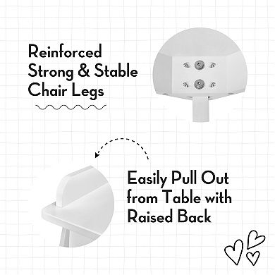 RiverRidge Kids Art Activity Table with Storage and 2 Chairs