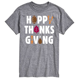 Men's Happy Thanksgiving Icons Graphic Tee