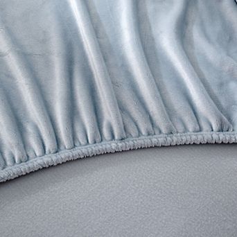 Swift Home Microplush Flannel Fitted Sheet