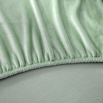 Swift Home Microplush Flannel Fitted Sheet