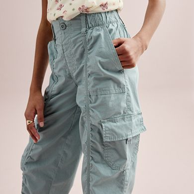 Girls 7-16 Vanilla Star Wide-Leg Cargo Pants
