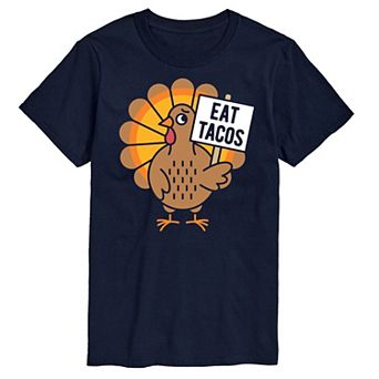 Men's Eat Tacos Turkey Graphic Tee