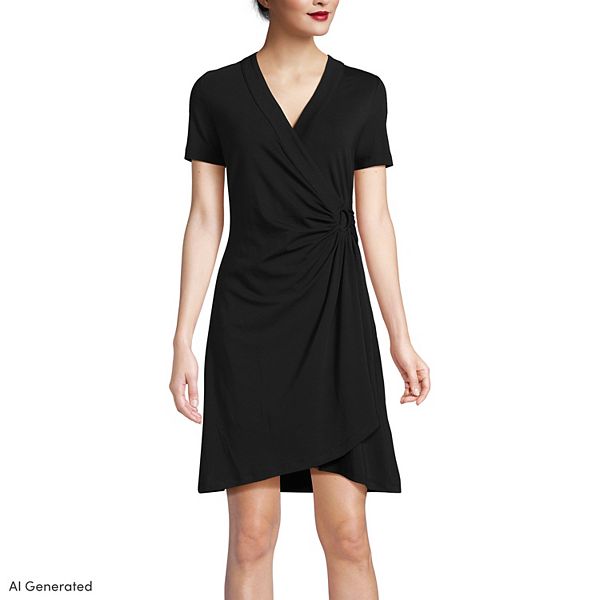 Koroshi SLEEVE SHORT - Vestito casual - multicoloured/petrolio