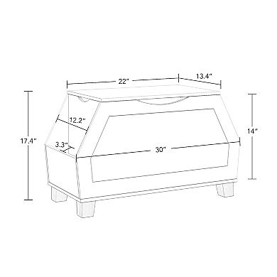 RiverRidge Home Kids Catch-All Toy Storage Box