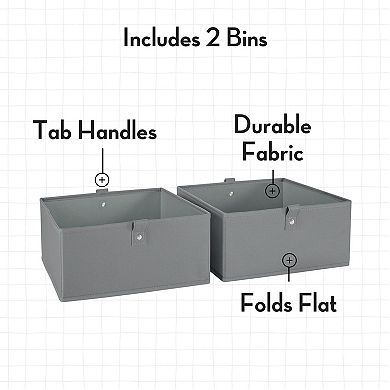 RiverRidge Home Kids 4-Tier Ladder Shelf Toy Organizer & 2 Bins