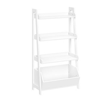 RiverRidge Home Amery 4 tier Ladder Shelf & Open Storage Organizer