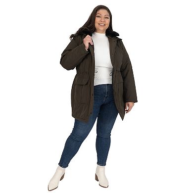 Plus Size Fleet Street Storm Weight Puffer Coat