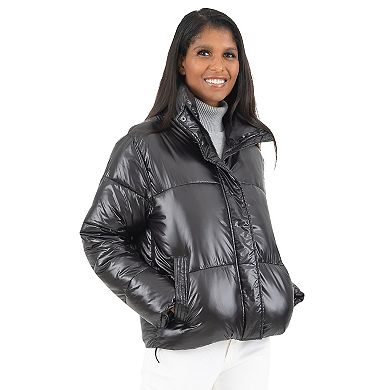 Women's Fleet Street Glossy Short Padded Jacket