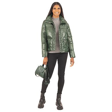 Women's Fleet Street Glossy Short Padded Jacket