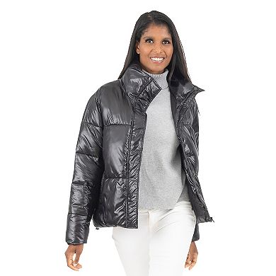 Women's Fleet Street Glossy Short Padded Jacket