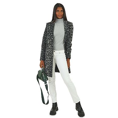 Women's Fleet Street Long Animal Print Coat