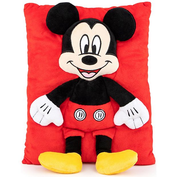 MOUSE＆MORE DISNEY MICKEY SOFT PILLOW Disney's Mickey Mouse 3D Snuggle Pillow