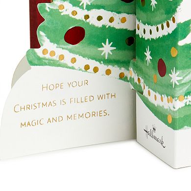 Hallmark Paper Wonder Jumbo 3D Pop-Up Christmas Card - Christmas Village