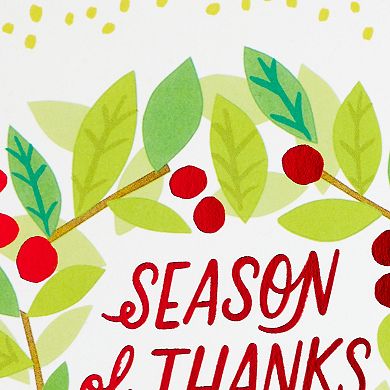 Hallmark Christmas Cards 6-Pack - Season of Thanks
