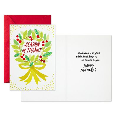 Hallmark Christmas Cards 6-Pack - Season of Thanks