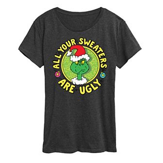 Juniors' Dr. Seuss Sweaters Are Ugly Graphic Tee