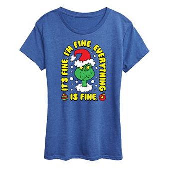 Juniors' Dr. Seuss Everything Is Fine Graphic Tee