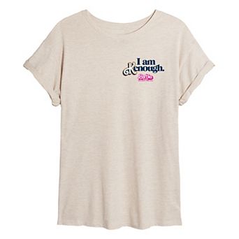 Juniors' Barbie The Movie I Am Kenough Graphic Tee