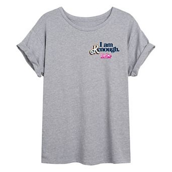 Juniors' Barbie The Movie I Am Kenough Graphic Tee