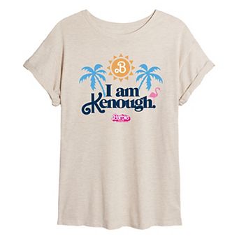 Juniors' Barbie The Movie I Am Kenough Graphic Tee
