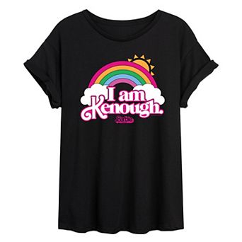 Juniors' Barbie The Movie I Am Kenough Graphic Tee