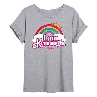 Juniors' Barbie The Movie I Am Kenough Graphic Tee