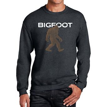 Bigfoot - Men's Word Art Crewneck Sweatshirt