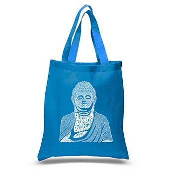 Small Word Art Tote Bag - Buddha