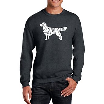 Golden Retreiver - Mens Word Art Crewneck Sweatshirt
