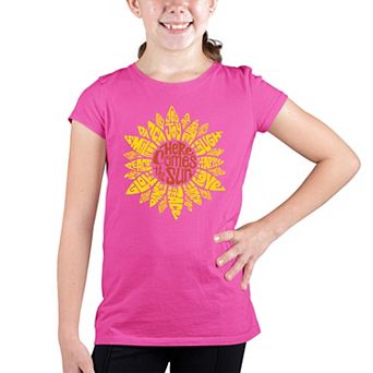 Sunflower - Girl's Word Art T-shirt