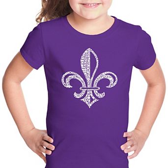 Lyrics To When The Saints Go Marching In - Girl's Word Art T-Shirt